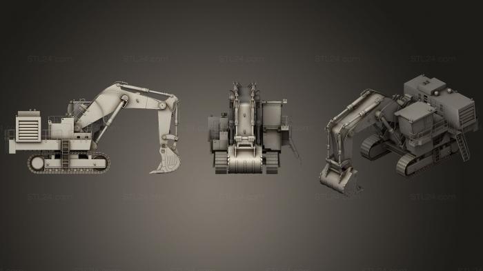 Vehicles (Mining Shovel, CARS_0253) 3D models for cnc